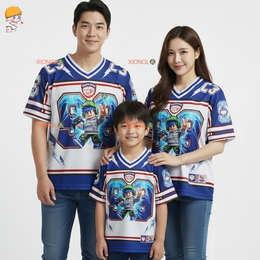 SHIBAKIDS Premium Over Size Jersey Adult Kids / Couple / Roblox Game T-shirt / Vintage