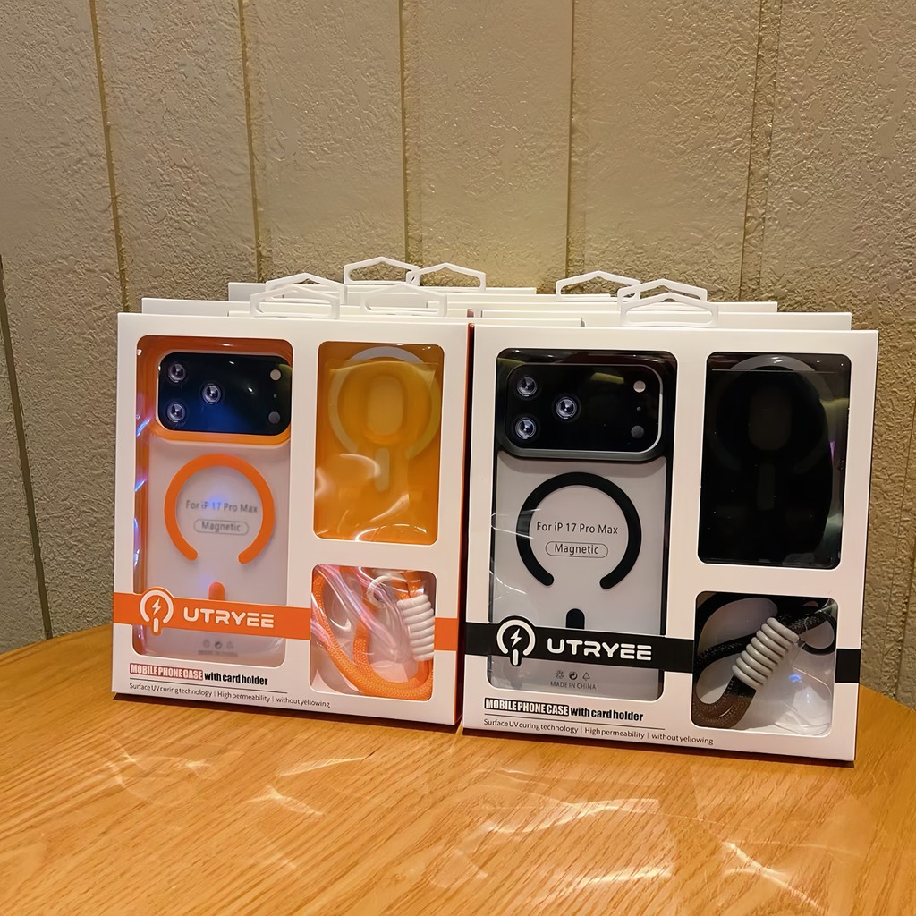 ปลอกหรูหราผู้ถือบัตรแม่เหล็กยืนชุดสามชิ้นเหมาะสําหรับ ไอโฟน 17 16 15 14 13 12 มือโปร สูงสุด เคสโทรศัพท์ป้องกันการตก - รูปที่ 7