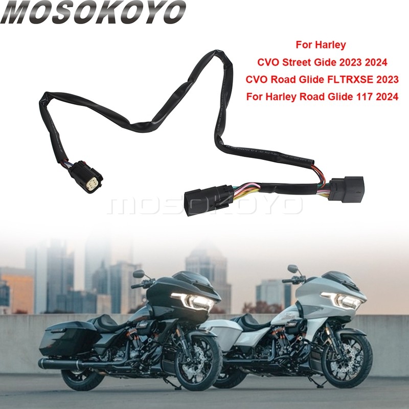 MY รถจักรยานยนต์ LED Tour Pack Harness Tour-Pak สําหรับ Harley Touring CVO Road Glide FLTRXSE 2023 R