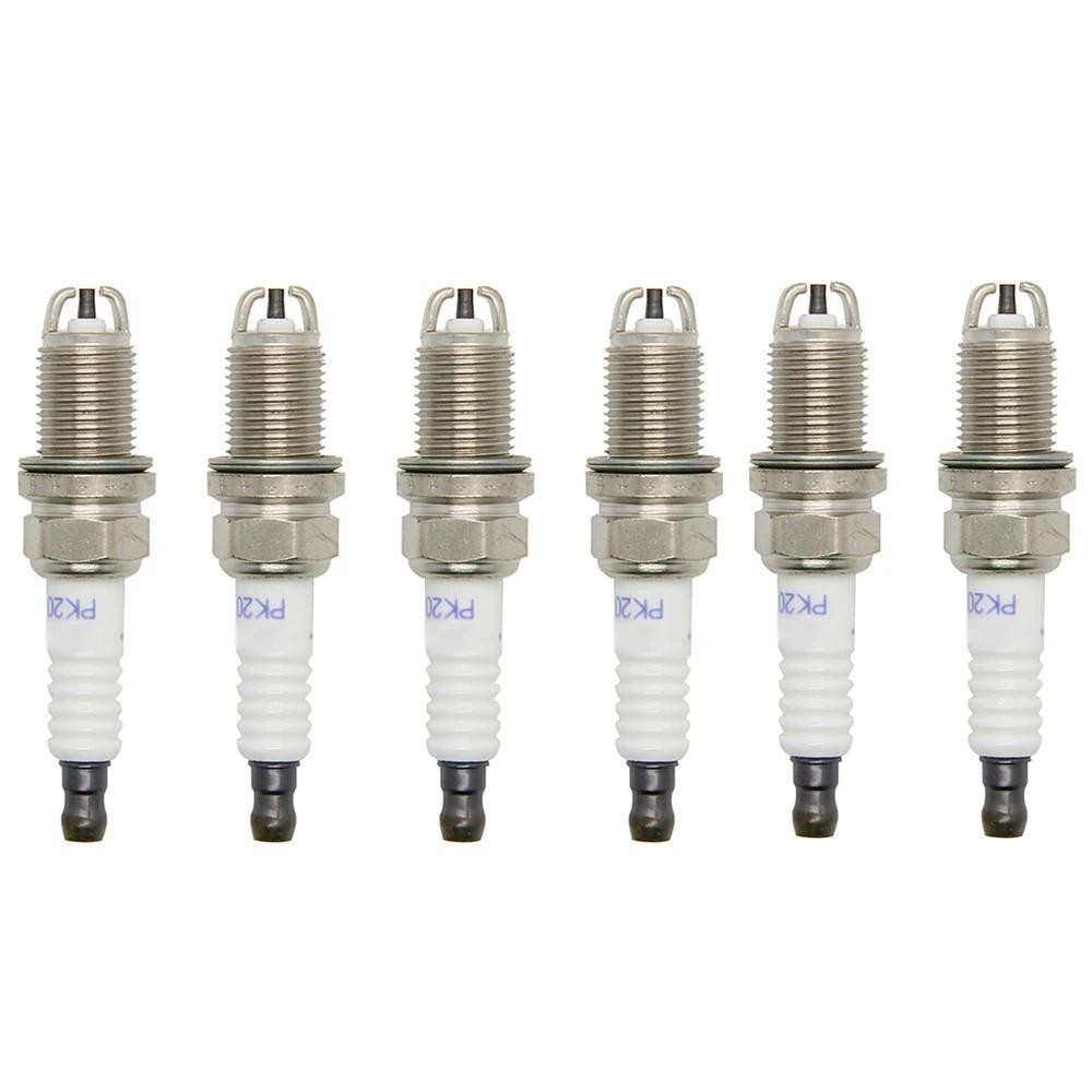 6pcs Iridium Spark Plugs 90919-01194,PK20TR11 สําหรับ AUDI A6 A8 S5 S6 สําหรับ LEXUS ES300 สําหรับ T
