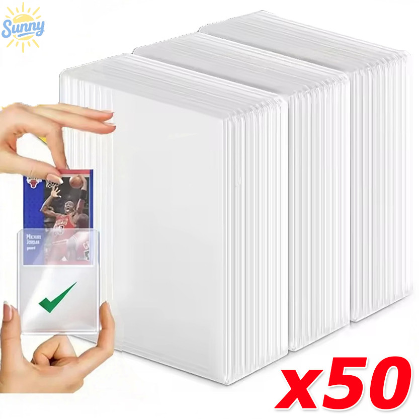 10-50 ชิ้น 35PT Idol Photocard Protectors / ปลอกการ์ดการซื้อขายสําหรับเล่นเกมโปร่งใส / ที่ใส่สะสมป้องกันรอยขีดข่วน