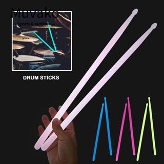 MUVAKO ไม้ตีกลองส่องสว่าง, ไม้ตีกลองไนลอน 5A, Night Light Gl…