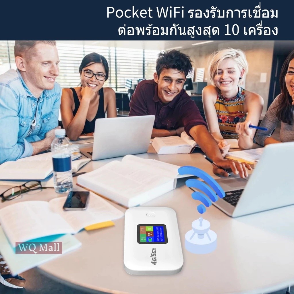 Pocket WIFI ใส่ซิม A8 3000mAh AIS NT True 300M เราเตอร์ wifi ใส่ซิม 4GLTE เราเตอร์ใส่ซิม