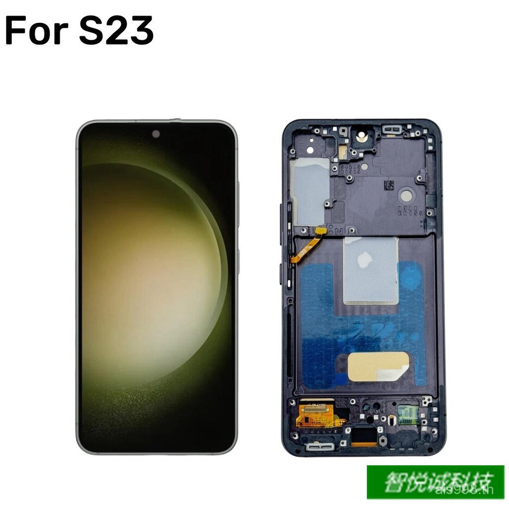 GS9X [คลังสินค้าพร้อมจัดส่งที่รวดเร็ว] เหมาะสําหรับ Samsung S23 กรอบประกอบหน้าจอ SM-S911U LCD LCD 5G