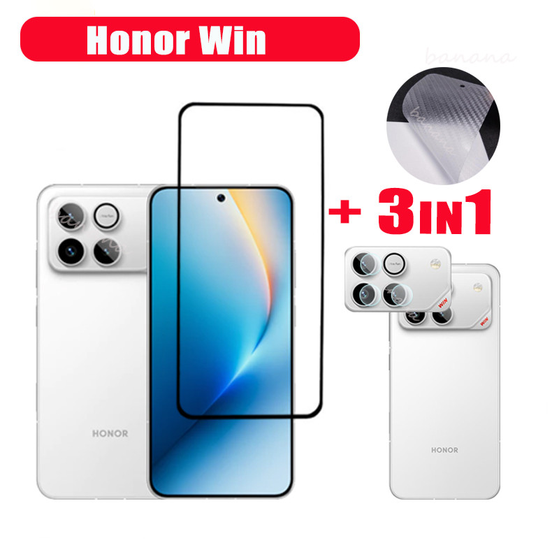 Honor Win กระจกนิรภัย Honor Win RT Honor 500 400 400 Lite X7B X7C X7D ป้องกันหน้าจอเลนส์กล้องกระจก +