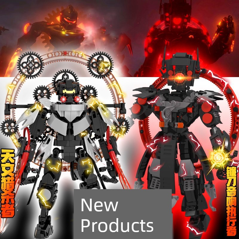 skibidi toilet เลโก้ skibidi toilet Titan Sickle Sound Actuarer vs Toilet Battle Rebirth Anti-Titan 