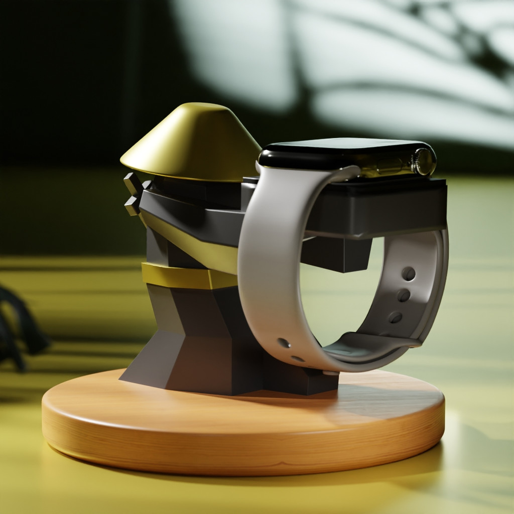 เหมาะสําหรับ Apple Huawei Samurai Watch Stand Geometric Knight WatchGT3 ฐาน s7pro6 Faceted Samurai