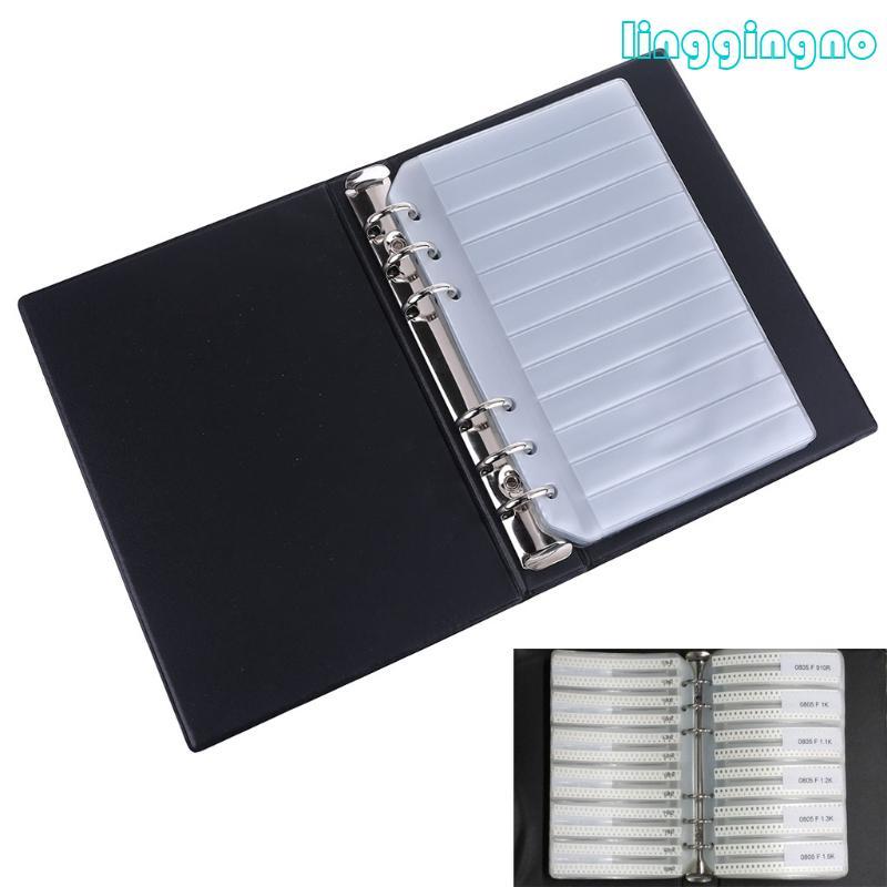 RR หนังสือเปล่า 0201 0402 0603 0805 1206 SMD Resistor Book Capacitor Resistance Package Component ตั