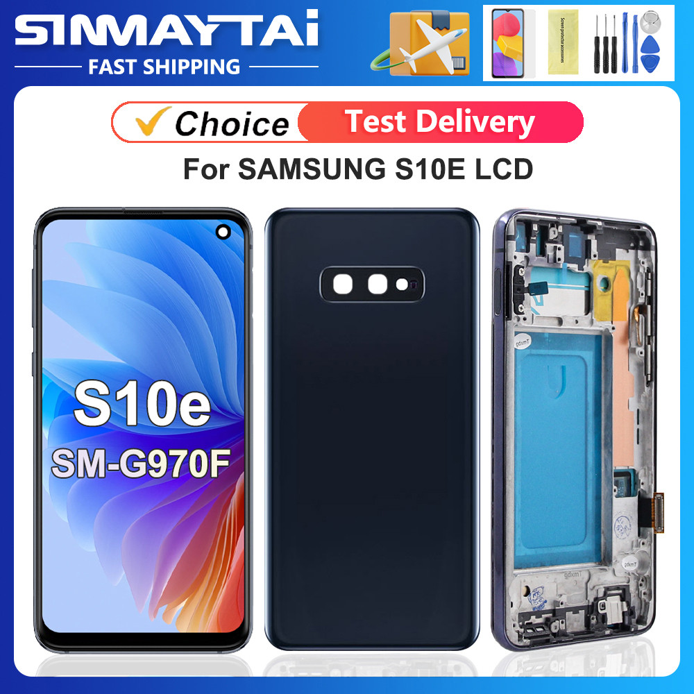 ทดสอบ S10E สําหรับ Samsung สําหรับ G970F G970U G970W G970 G970N จอแสดงผล LCD Touch Screen Digitizer 