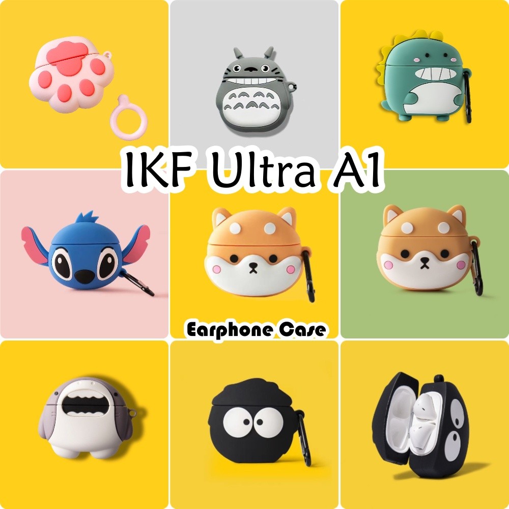 บูติกดั้งเดิมสําหรับ IKF Ultra A1 Case Casing Soft Silicone Headphone Case Niche Cartoon Series NO.1