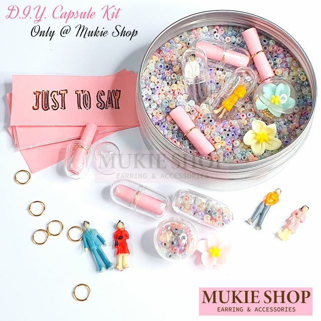 Mukie shop DIY แคปซูล แคปซูลพลาสติก ชุดสื่อรัก (พลาสติกแข็งแรง) แพ็คตามตัวเลือก มุกี้ ช้อป