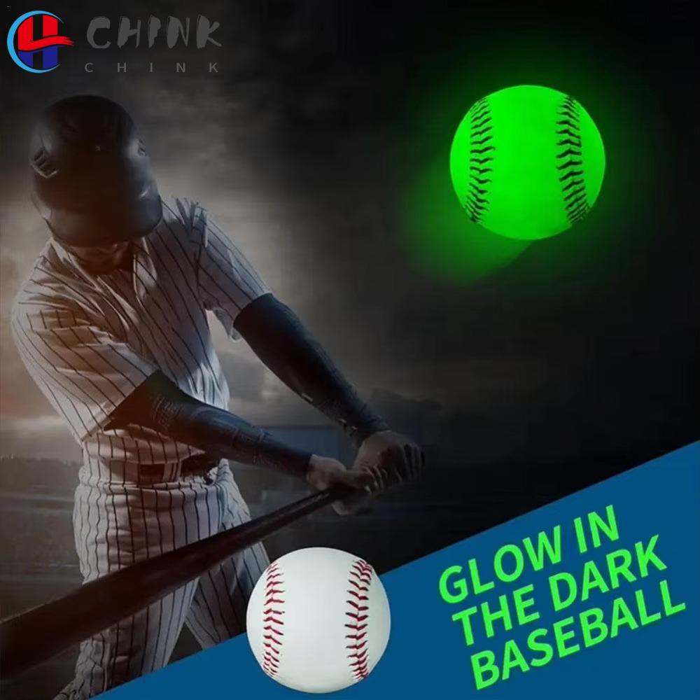CHINK Luminous Ball, Handmade Glow Noctilucent Baseball, PVC 9 นิ้ว Baseball Kids คุณภาพสูง