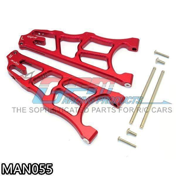 GPM สําหรับ ARRMA 1/8 NERO 6S อลูมิเนียมด้านหน้า Lower A Arm-to MAN055