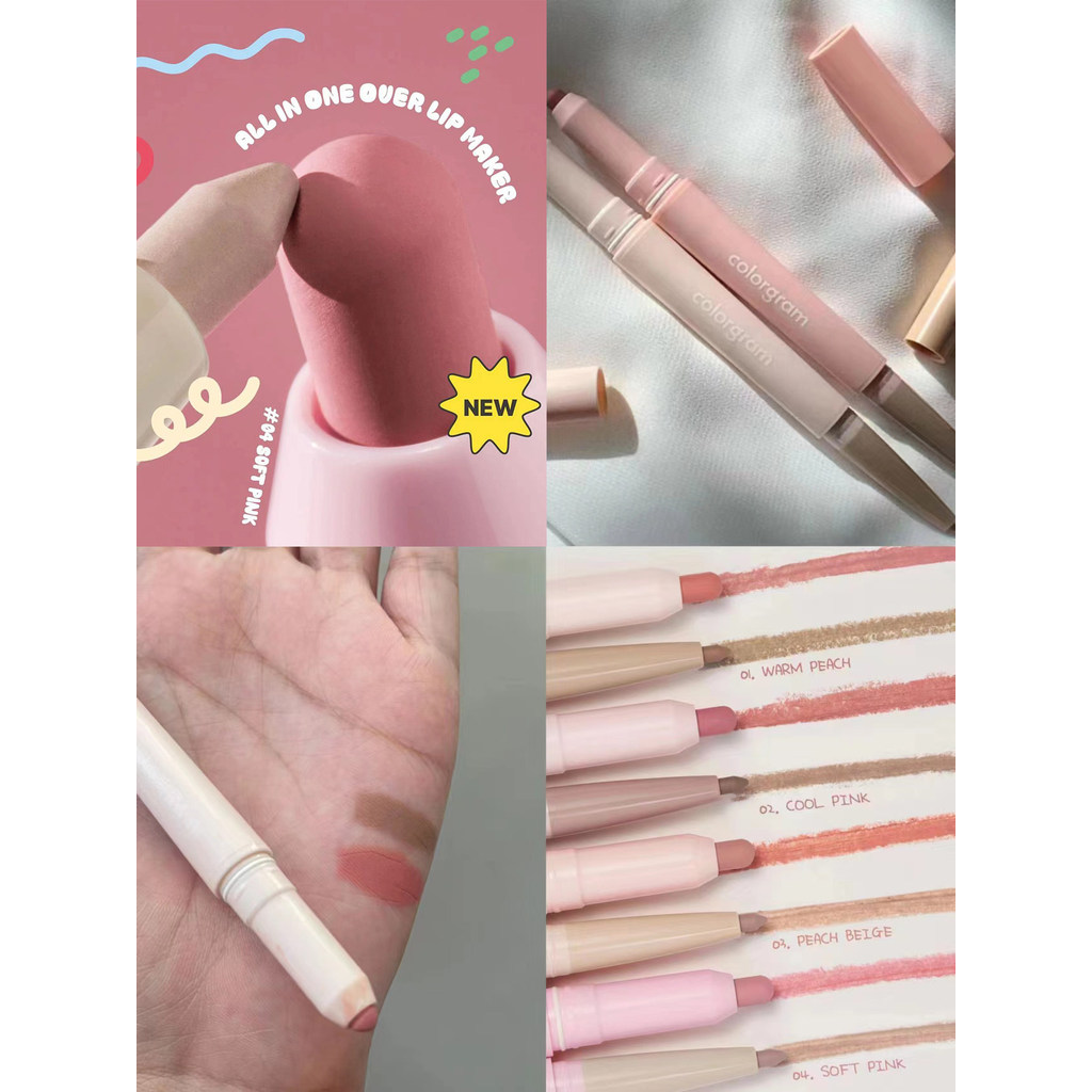 lipliner lip liner COLORGRAM Korean Base Warming Lip Liner