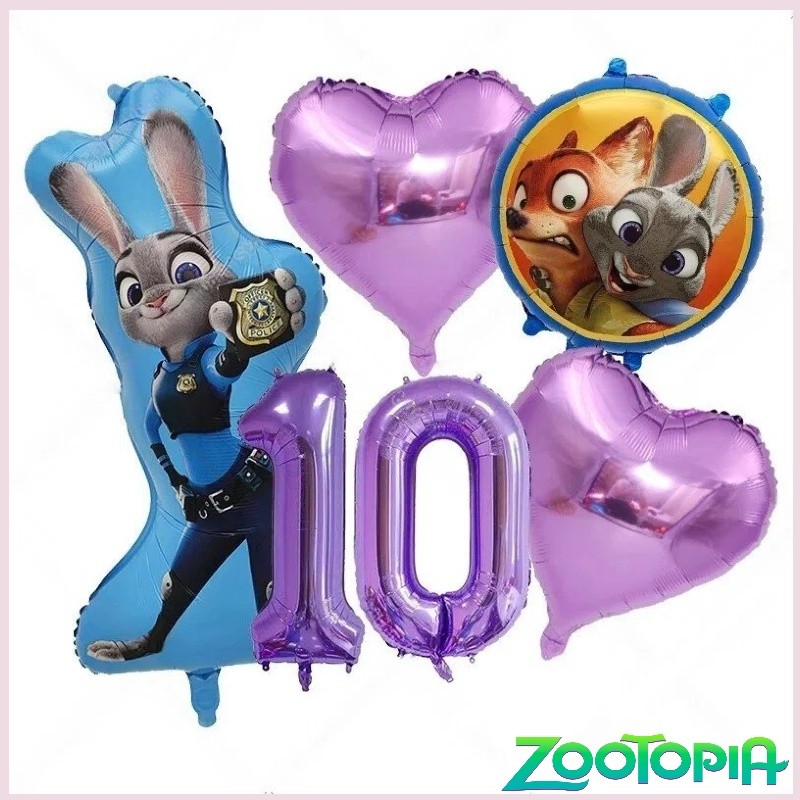 Zootopia ชุดบอลลูน Judy อุปกรณ์งานเลี้ยงวันเกิดบอลลูนดิจิตอลการ์ตูนบอลลูนอลูมิเนียมฟอยล์บอลลูนการ์ตูนตกแต่งงานเลี้ยงวันเกิด ราคา ถูกที่สุด ดีลบีเคเค รูปภาพหลัก