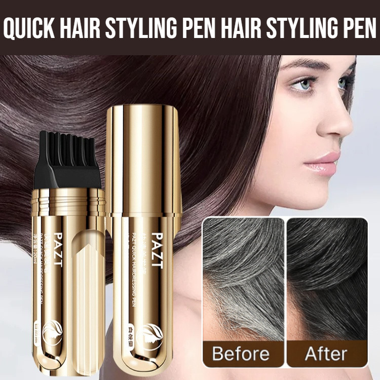 [ผมสีเทาปกด่วน]ปากกาย้อมผม Hairline Root คอนซีลเลอร์ Stick คอนซีลเลอร์ผมย้อมผม Stick สําหรับ Root To