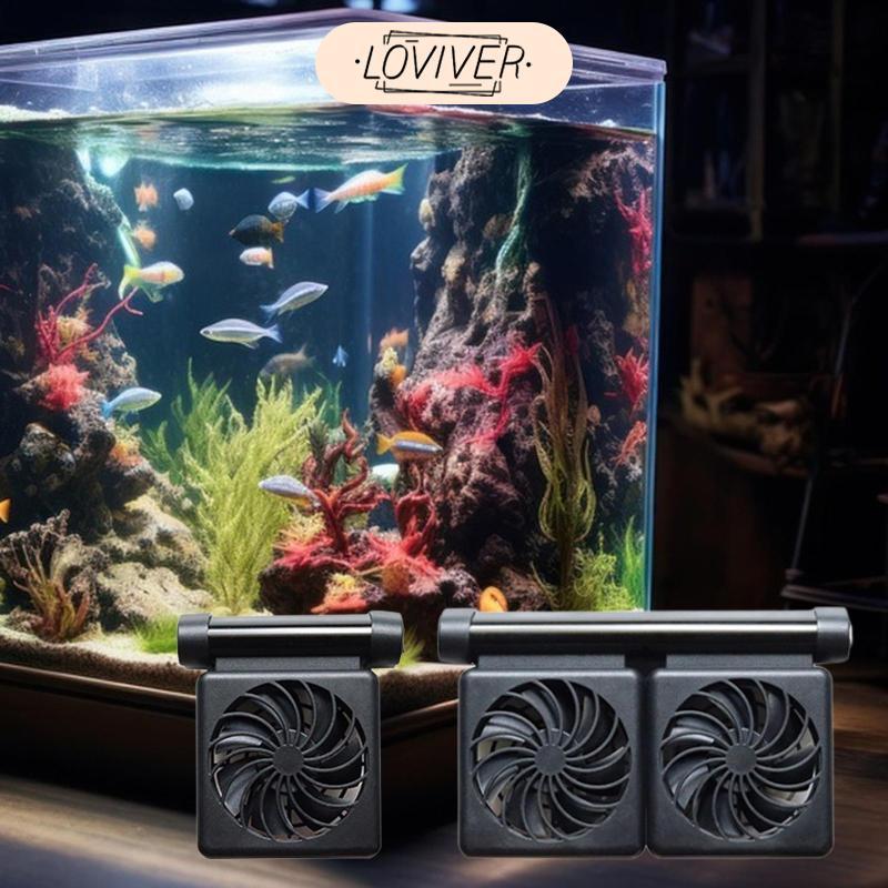 ตู้ปลา Chiller ปรับมุมสําหรับพัดลมควบคุมอุณหภูมิตู้ปลา