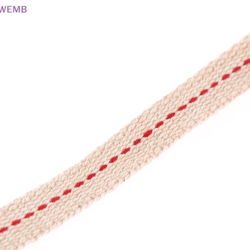 WEMB 1M โคมไฟ Wick Cotton Wick แบนผ้าฝ้ายโคมไฟน้ํามัน Wick สําหรับโคมไฟน้ํามันโคมไฟ Wick โคมไฟแบน Wi