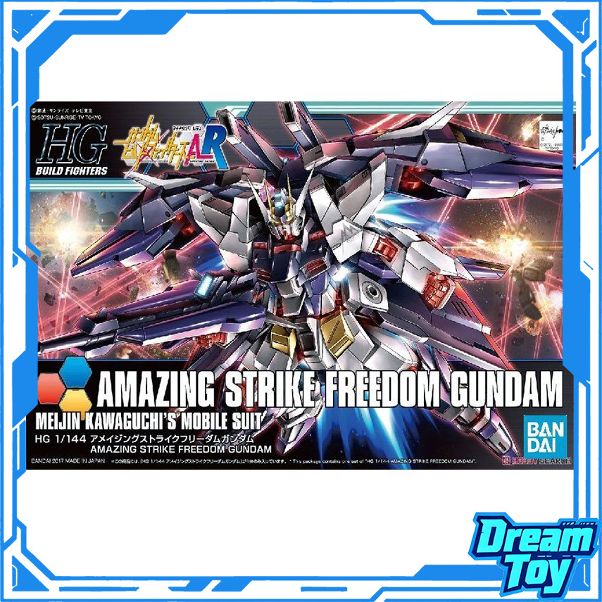 Bandai HG Amazing Strike Freedom Gundam – 1/144 สเกล | กันดั้มสร้างนักสู้ | ชุดโมเดลก่อให้เกิดของ Me
