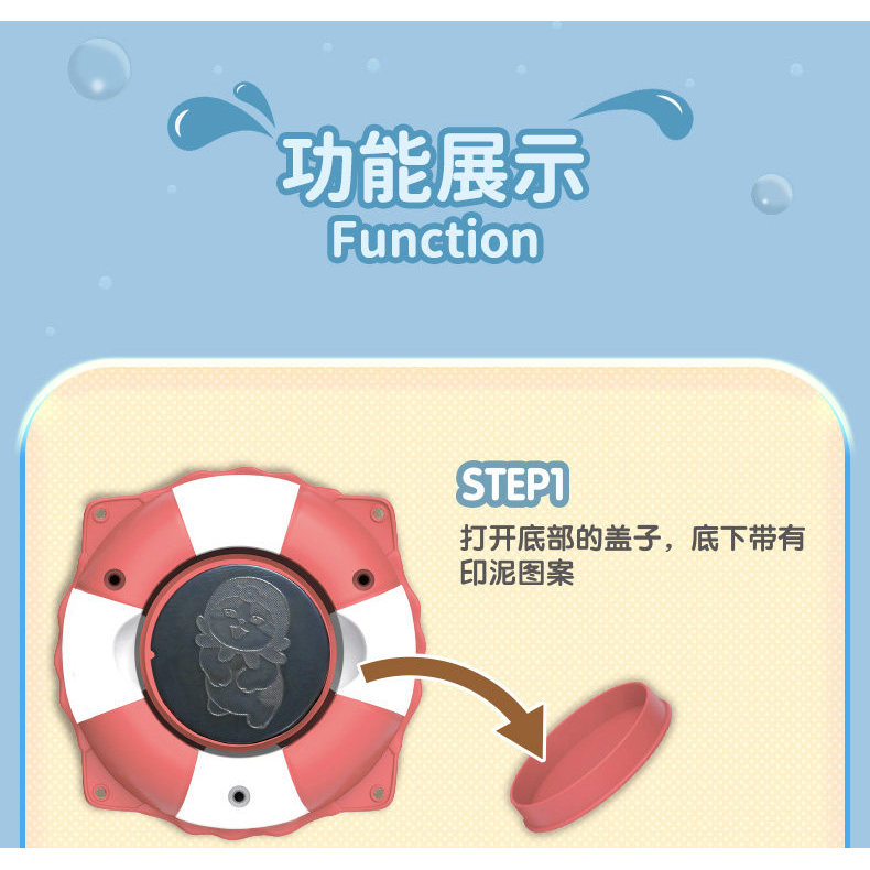 Mofusand แหวนว่ายน้ํา Series กล่องตาบอด Mini รูปด้านล่างพร้อมซีล 6 ซม.6 ชิ้น - รูปที่ 4