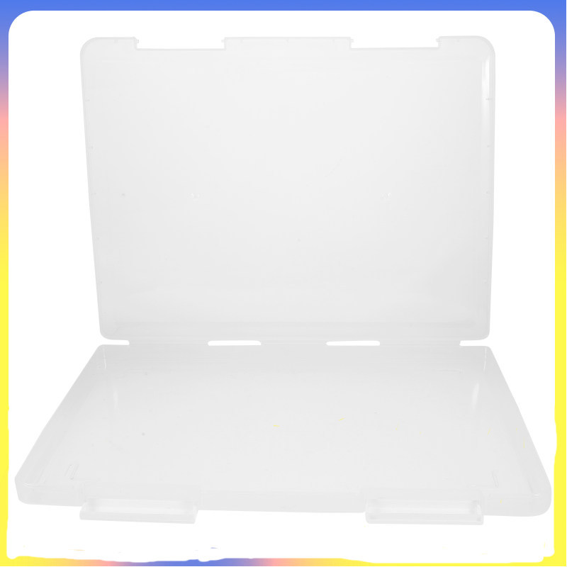 💅 กล่องเก็บอุปกรณ์ตกแต่งเล็บพลาสติกใสขนาดใหญ่ 9.8x6.3x2.4 นิ้ว สำหรับจัดเรียงเล็บปลอม