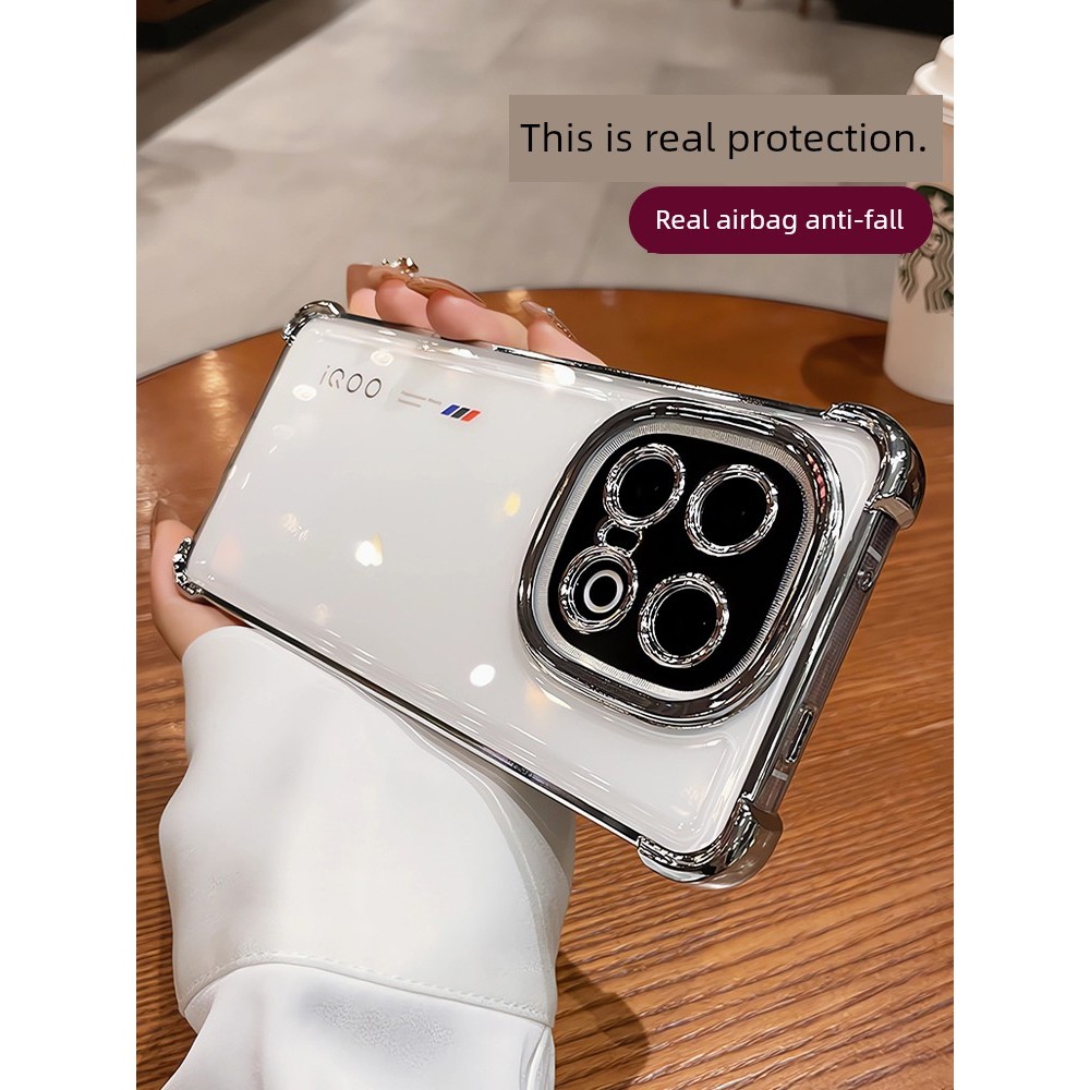 เคส iqoo 12 iqoo z9 5g เคส ถุงลมนิรภัยกันกระแทกเหมาะสําหรับ iqoo15 เคสโทรศัพท์ iqoo13 สไตล์ใหม่ 12pr