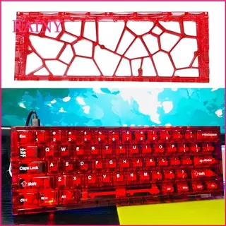 RAINY 1PC Openwork Keyboards Case สําหรับ GH60 GT60 Mechanical Keyboards การกระจายความร้อนน้ําหนักเบาและติดตั้งง่าย