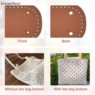[DreamNest] 22*10 ซม.ด้านล่างยาวสําหรับถักกระเป๋าหนังฐาน Handmade ด้านล่างมีรู Diy กระเป๋าถักโครเชต์อุปกรณ์เสริมด้านล่าง (th)