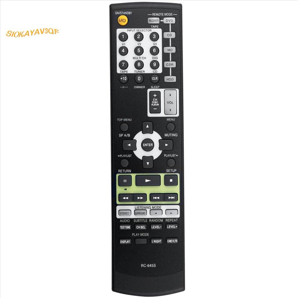 RC-645S เปลี่ยนรีโมทคอนโทรลสําหรับโฮมเธียเตอร์ระบบ HT-S4100 TX-SR304 TX-SR304S HT-S4100S HTS4100 TXS