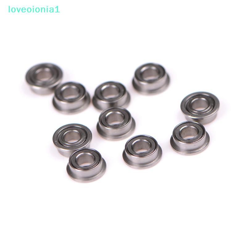 loveoionia1 10PCS MF63zz Metal Double Shielded Flanged Bearings (3mmX6mmX2.5mm)IA