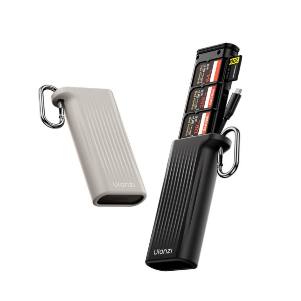 Ulanzi CR2 Card Case เคสเก็บซิมการ์ด 8 ช่อง เคสอ่านการ์ด SD/TF ถ่ายโอนเร็ว กันน้ำระดับ IP54 พกพาง่าย