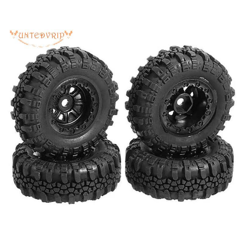 [Quick U]4PCS 47X18mm ขอบล้อยาง Tyre ชุดสําหรับ SCX24 90081 AXI00001 1/24 RC Crawler รถอะไหล่อัพเกรด