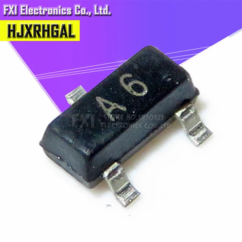 100 ชิ้น BAS16 SOT23 SOT23-3 A6 SOT ไดโอดความเร็วสูงใหม่เดิม