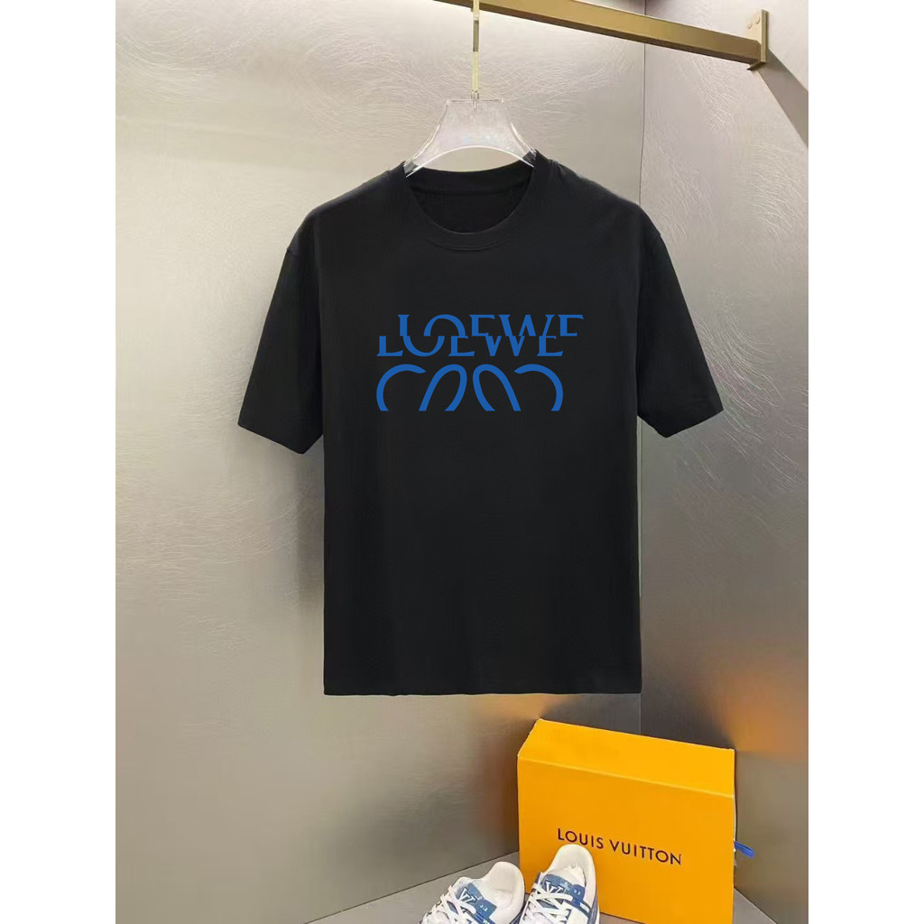 Loewe/Loewe 2026 Early Spring เสื้อยืดแขนสั้นสไตล์ใหม่ผู้ชายผู้หญิงคู่สไตล์ High-End Top 2026 ต้นฤดู