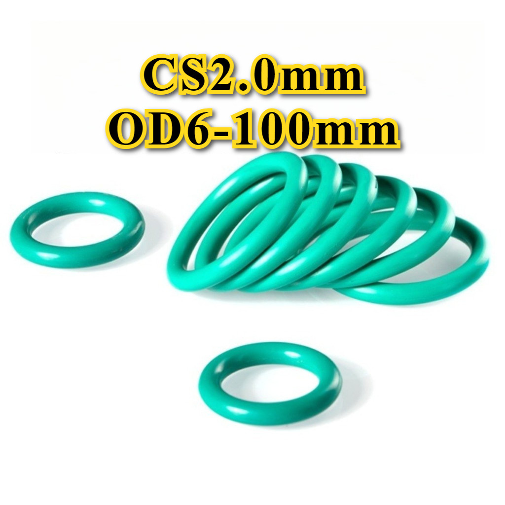 โอริง ORing ยางโอริง FKM เลือกขนาดได้ Cs2mm * OD6-100mm [DYY]