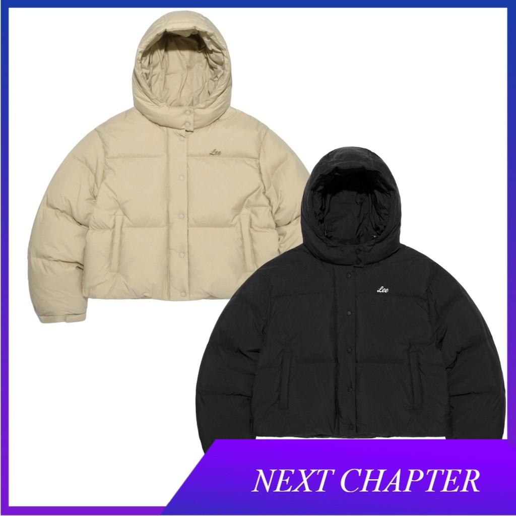 [LE2504DP62] LEE เสื้อแจ็คเก็ตสั้นมีฮู้ดผู้หญิงปักเป้า