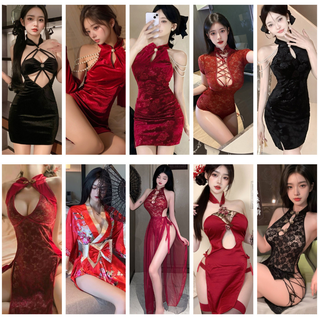 ชุดจีนเซ็กซี่ ชุดกี่เพ้า ตรุษจีน 🧧RT JJ8888 รวมแบบชุดจีน พร้อมส่ง ชุดนอนไม่ได้นอน