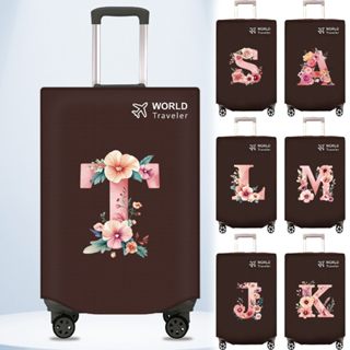 ผ้าคลุมกระเป๋าเดินทางสีน้ำตาล 20-30 นิ้ว กันฝุ่น ตัวป้องกันก…