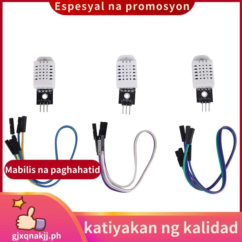 3 แพ็คสําหรับโมดูลเซ็นเซอร์อุณหภูมิและความชื้นพร้อมสายเคเบิลสําหรับและรวม EBook.gjxqnakjjph