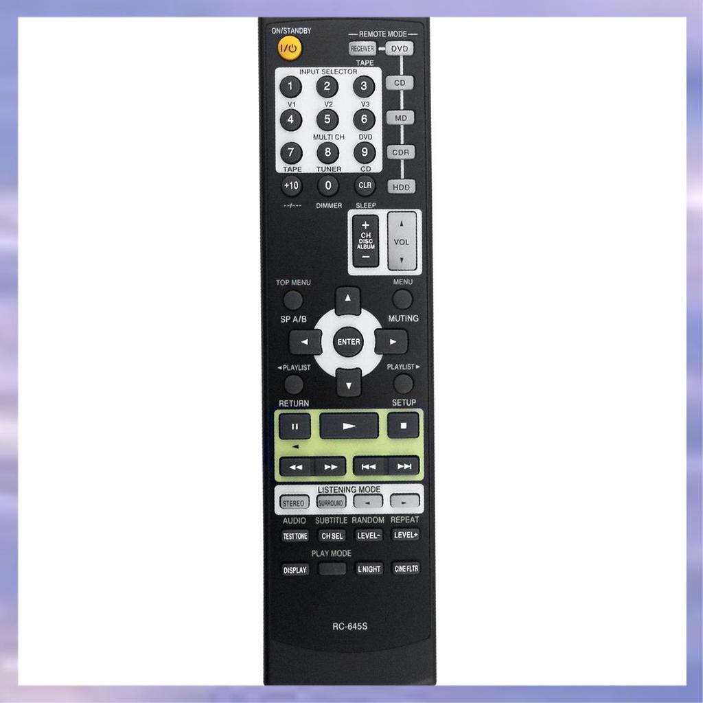 RC-645S เปลี่ยนรีโมทคอนโทรลสําหรับโฮมเธียเตอร์ระบบ HT-S4100 TX-SR304 TX-SR304S HT-S4100S HTS4100 TXS