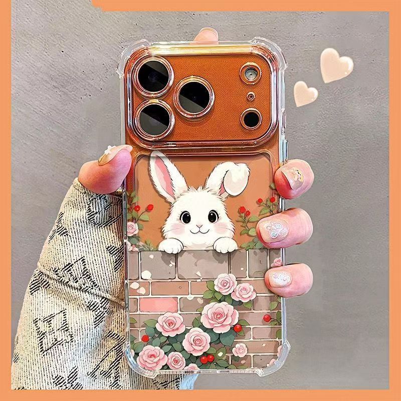 Quick-กันกระแทกสี่มุม เคสไอโฟน iPhone 17ProMax 16 ProMax 15/14 Pro 14 Plus 13 12 11-ZRQSJFSTKK59