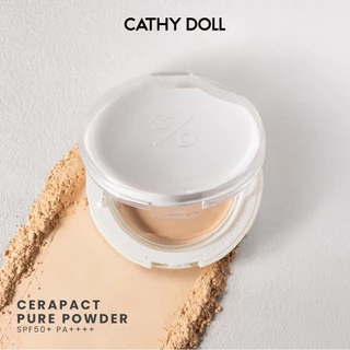Cathy Doll Cerapact Pure Powder เคที่ดอลล์ เซราแพ็คเพียวพาวเดอร์ เอสพีเอฟ50+ พีเอ++++ 12g,4.5g.