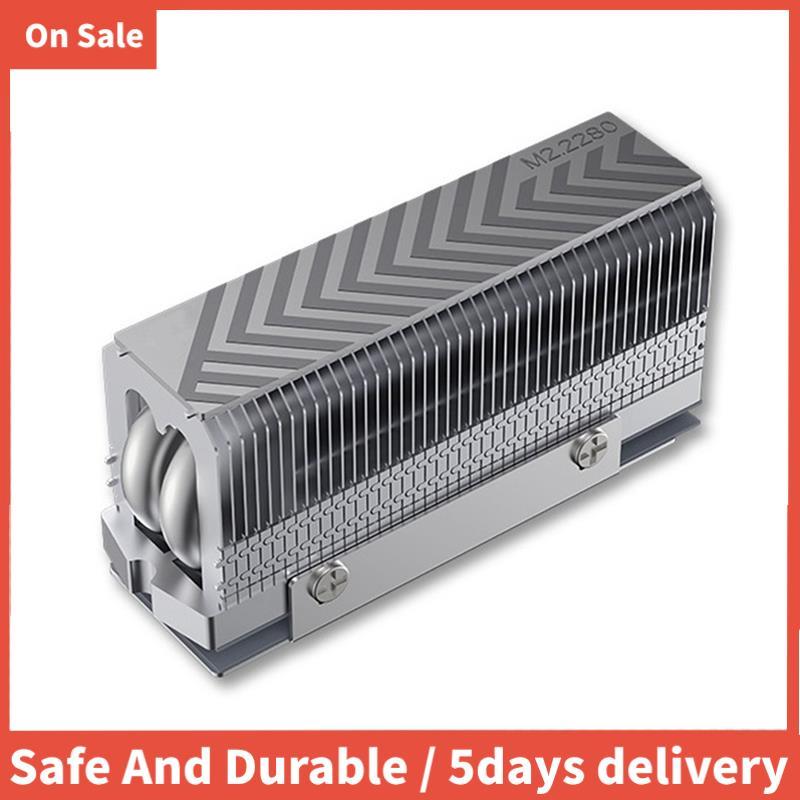 M.2 2280 NVMe SSD ความร้อน Cooler Dual ท่อความร้อนประสิทธิภาพสูงแผ่นความร้อนสําหรับ 2280 SSD PC คอมพ