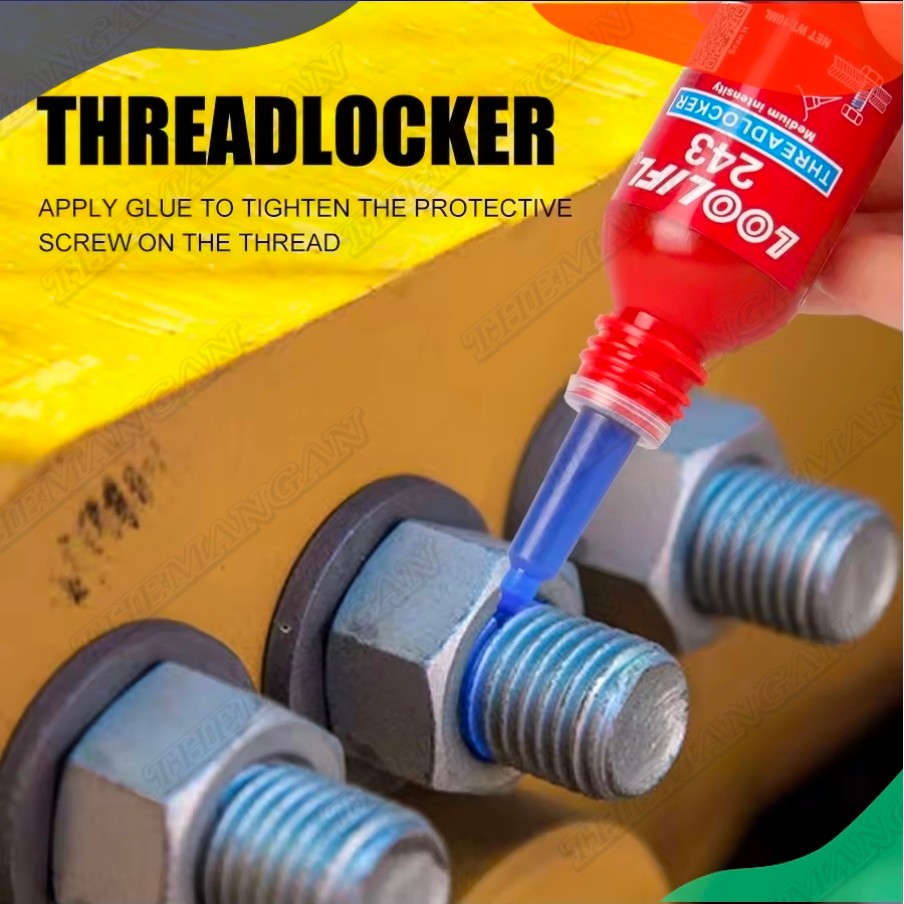 ,!!! PERMANENT THREAD LOCKER LIQUID BOLT GLUE 10ML - สินค้าใหม่
