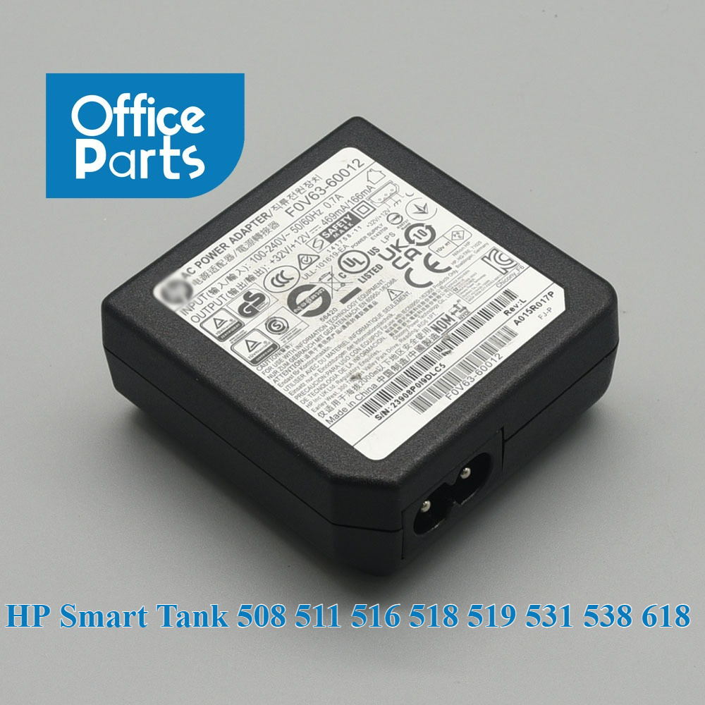 HP Smart Tank 508 511 516 518 519 531 538 618 แหล่งจ่ายไฟ AC (มือสอง) บอร์ดไฟ F0V63-60012 F0V63-6001