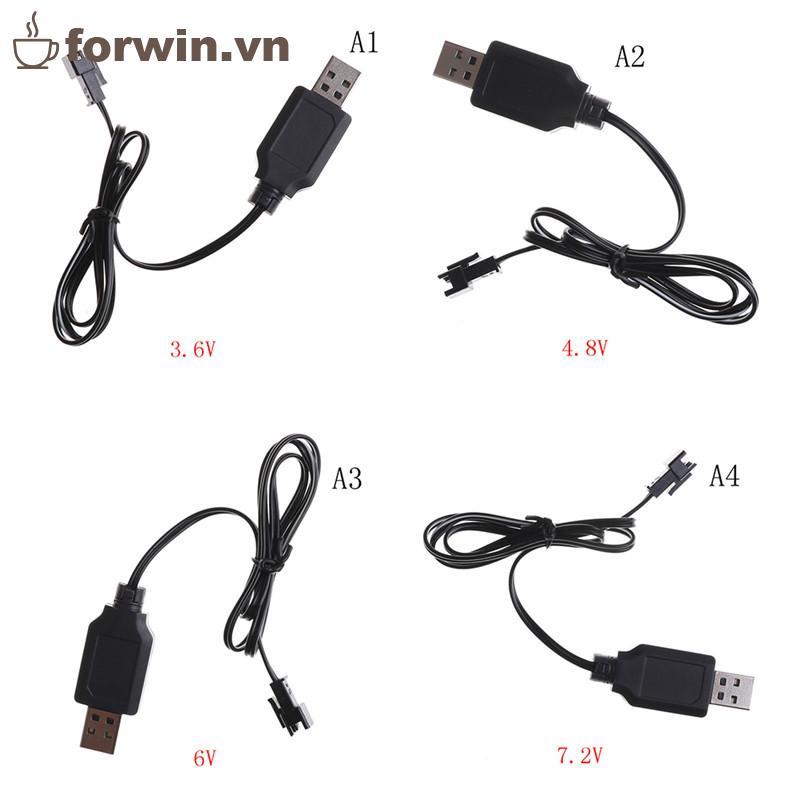 Forwin DC 3.6V-7.2V RC แบตเตอรี่ Pack USB Charger Adapter สําหรับรีโมทคอนโทรลรถ vn
