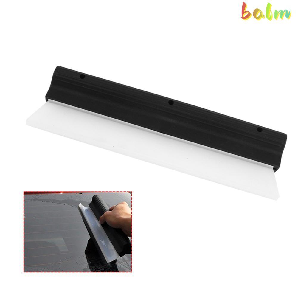 BALM ไม้กวาดกระจกรถยนต์,ซิลิโคน + PP Flat Auto Glass Scraper,ทําความสะอาดง่ายน้ําหนักเบารถน้ํา Wiper
