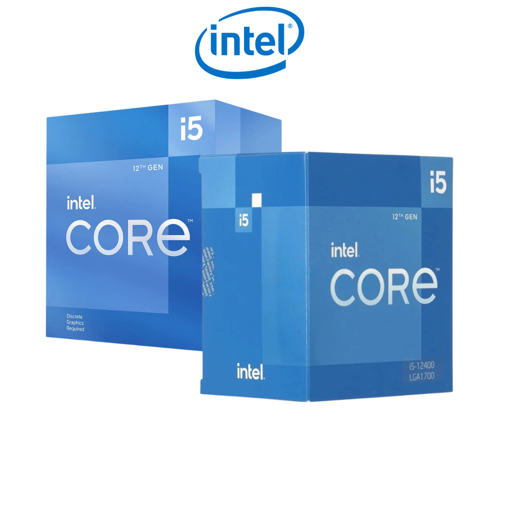 INTEL CPU ซีพียู CORE I5-12400/I5-12400F2.5 GHz LGA1700 รับประกัน 3 ปี