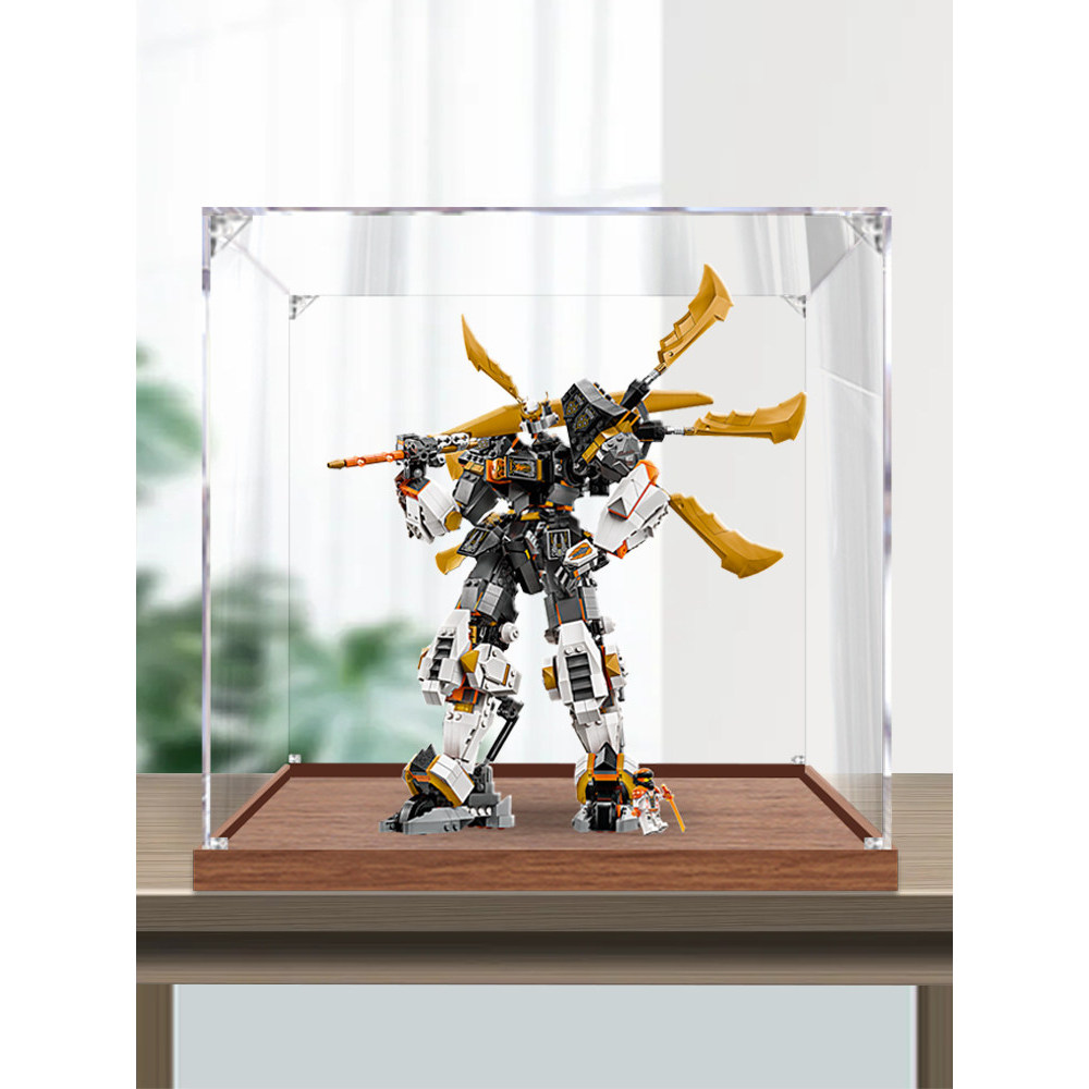 [กล่องแสดงโปร่งใส] เหมาะสําหรับ Lego 71821 Kous Titan Dragon Mecha Phantom Ninja Series อะคริลิครูปก