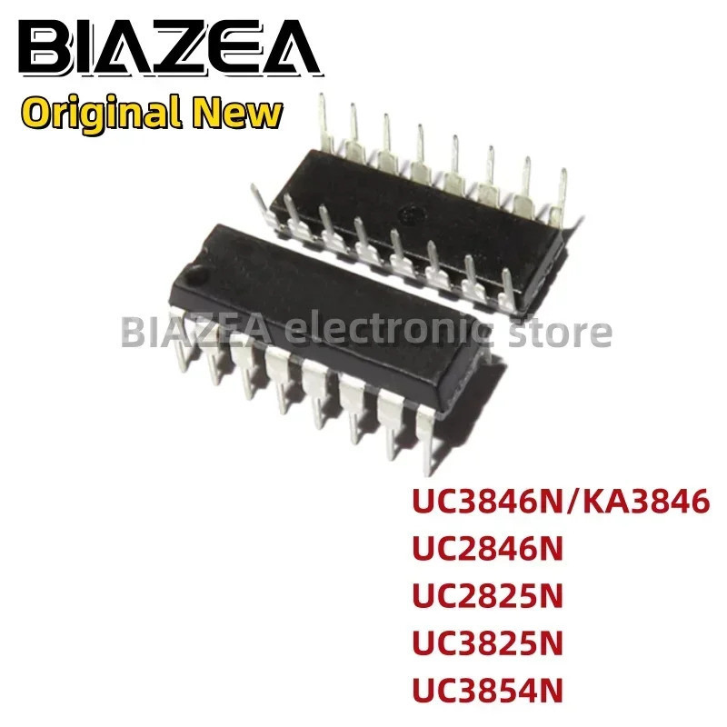 5PCS UC3846N/KA3846 UC2846N UC2825N UC3825N UC3854N DIP-16 ชิป ic